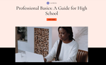 Professional Basics - A Guide for High School